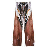 Wide-leg summer pants made of chiffon – Liana