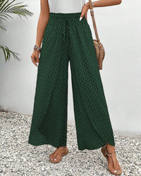 Damesbroek met hoge taille & geometrisch patroon – Sapphira