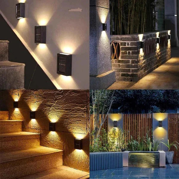 Nowoczesna i modna lampa ścienna ogrodowa - EcoShine