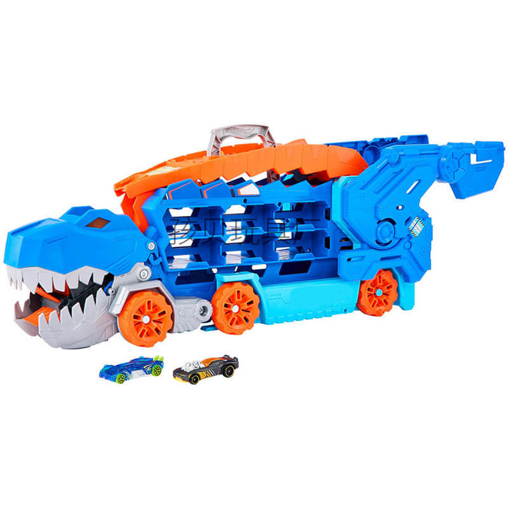 3-in-1 Race Truck for Kids - T-Rex Transporter
