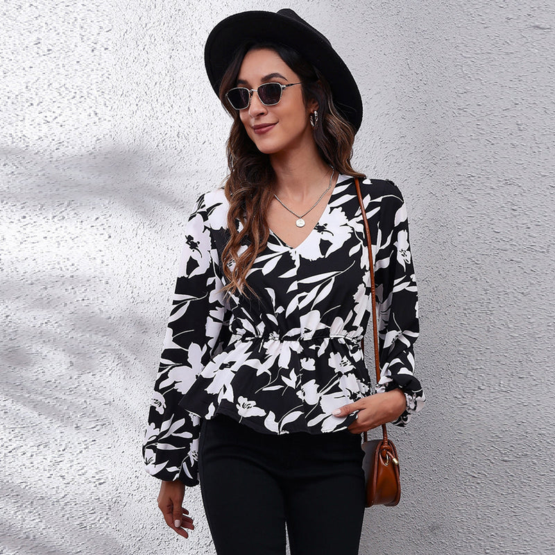 Luchtige & Kleurrijke Damesblouse met Patroon - Leona