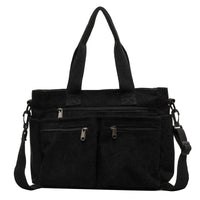 Trendy Corduroy Schoudertas - VelvetVogue