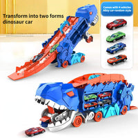 3-in-1 Race Truck for Kids - T-Rex Transporter