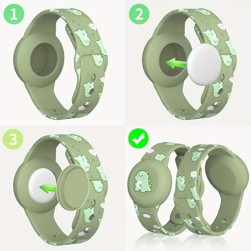 Airtag Armband for Kids - DinoTrack