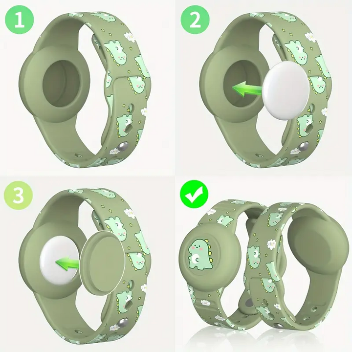 Airtag Armband for Kids - DinoTrack
