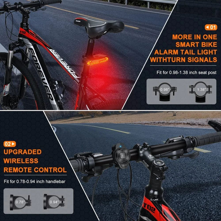 Inteligentny alarm tylnego światła - BikeGuard™