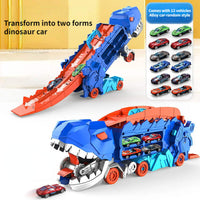 3-in-1 Race Truck for Kids - T-Rex Transporter