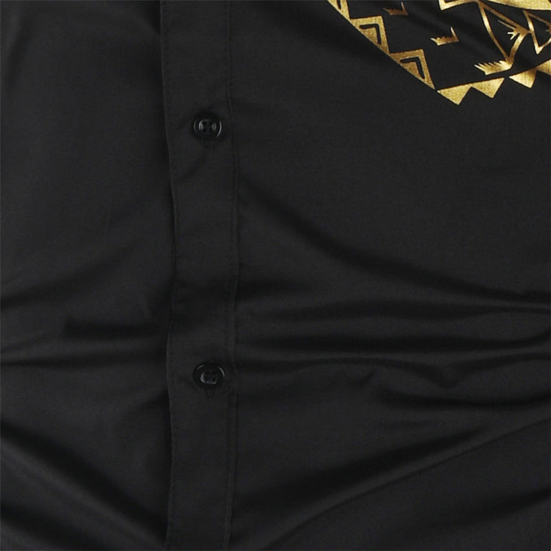 Men's Shirt with Gold Details – Darius