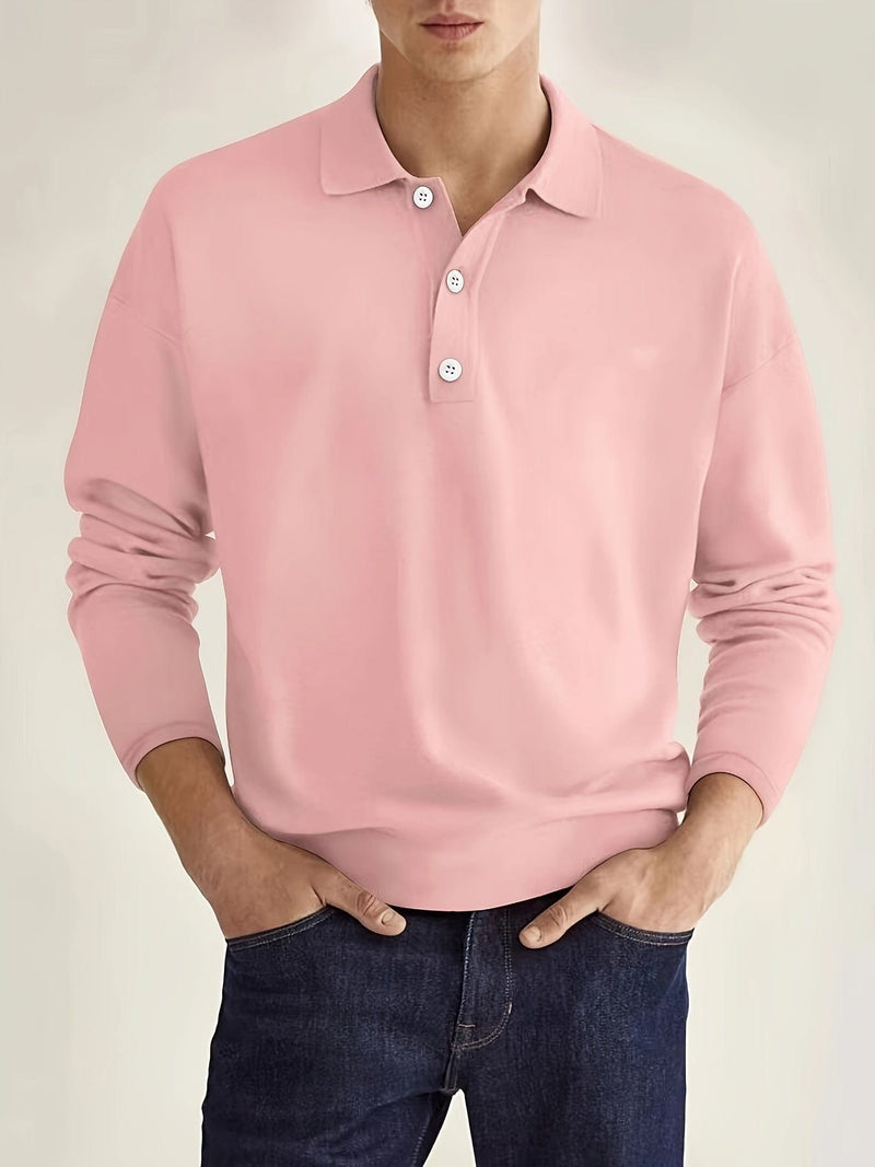 Men's Long-Sleeve Polo – Matthias