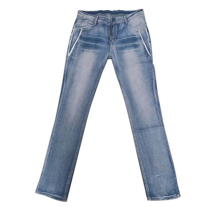 Dames Bootcut Jeans met Vlag Details – Madison