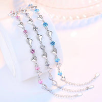 Silver Heart-Shaped Bracelet - Eloria