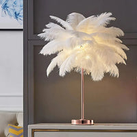 Atmospheric Feather Palm Tree Lamp - LumaPalm