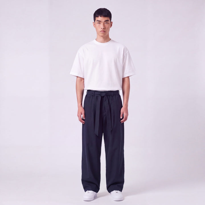 Japanese-Style Comfort Pants with Adjustable Ankles 2