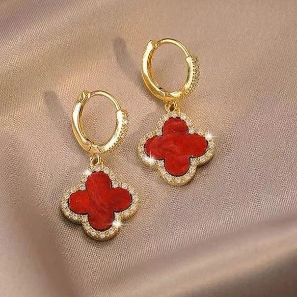 Four-Leaf Clover Earrings - Clara