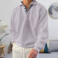 Casual Men's Polo Sweater - Oliver