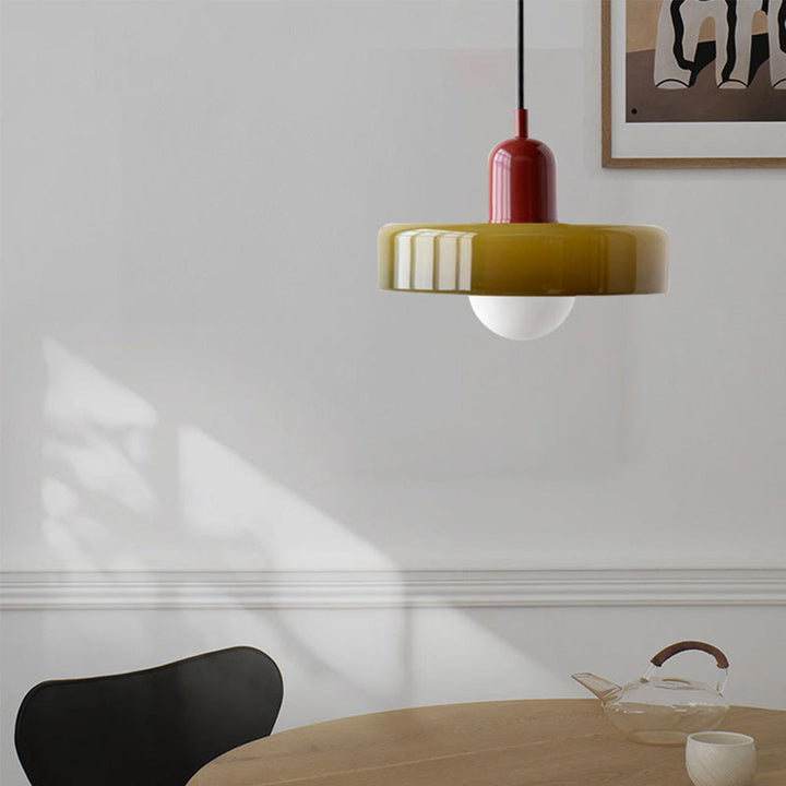 Colored Glass Pendant Lamp - BauLume