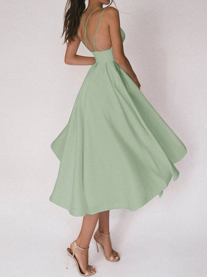 Strappy V-Neck Dress - Noa