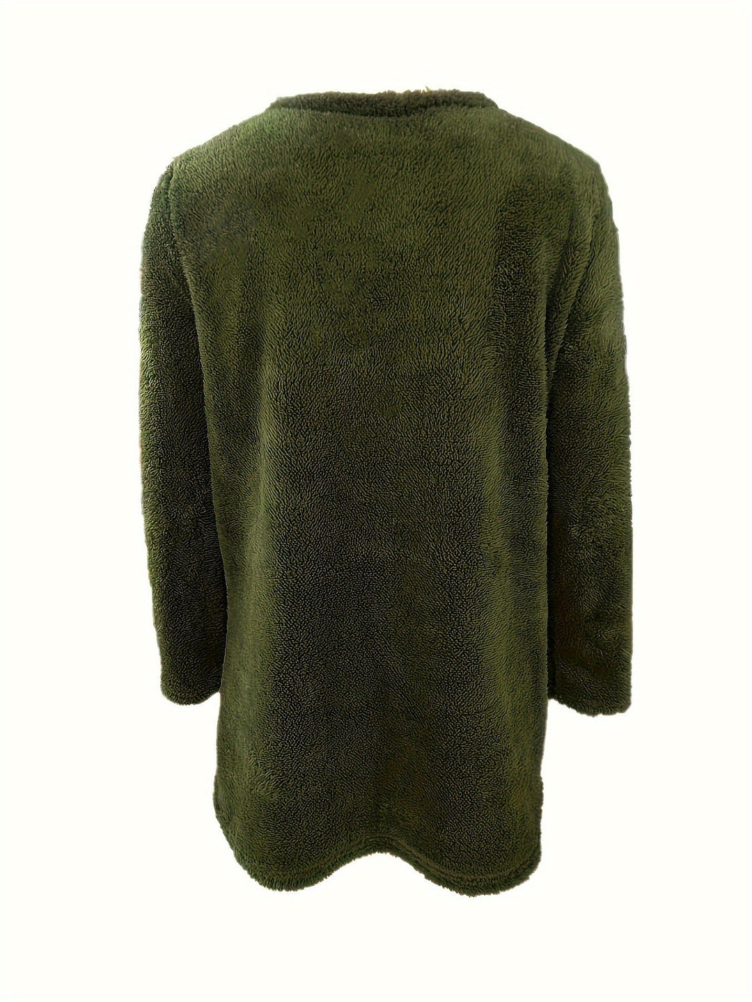 Comfortable Fleece Sweatshirt with Print - Luna