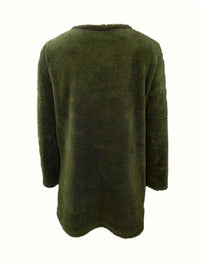 Comfortable Fleece Sweatshirt with Print - Luna