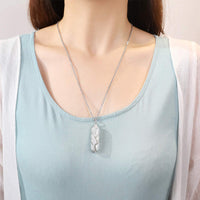Stylish Crystal with Tree of Life Gemstone Necklace - Elara