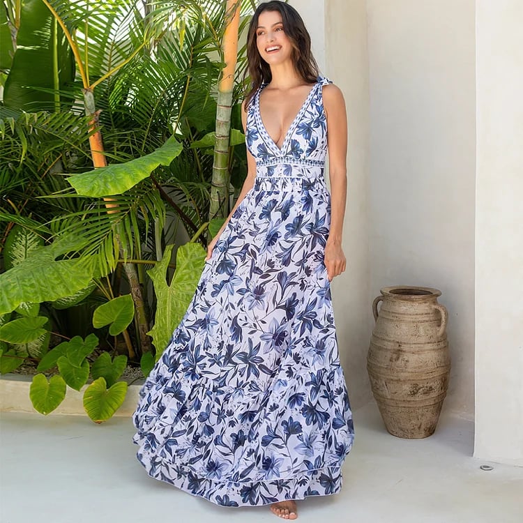 Stylish swimsuit set with skirt - Nele