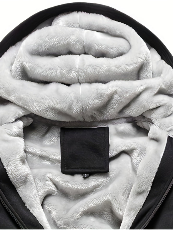 Winter Warm Fleece Jack met Capuchon - Dario