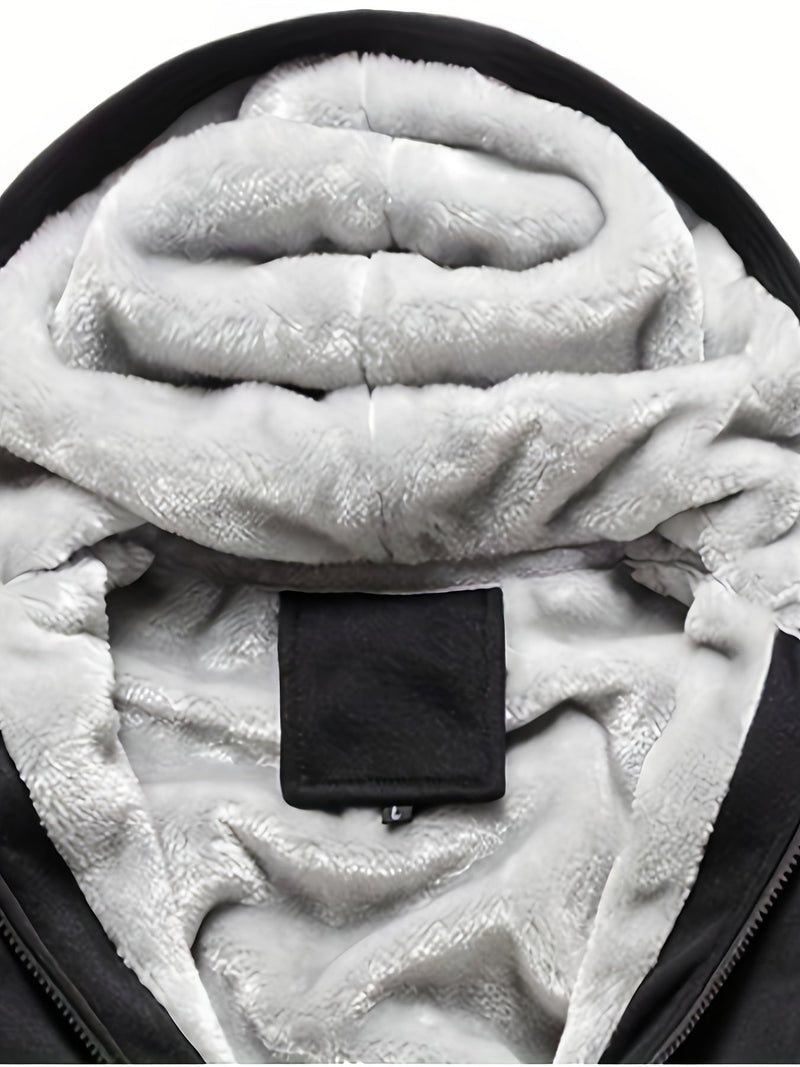 Winter Warm Fleece Jack met Capuchon - Dario