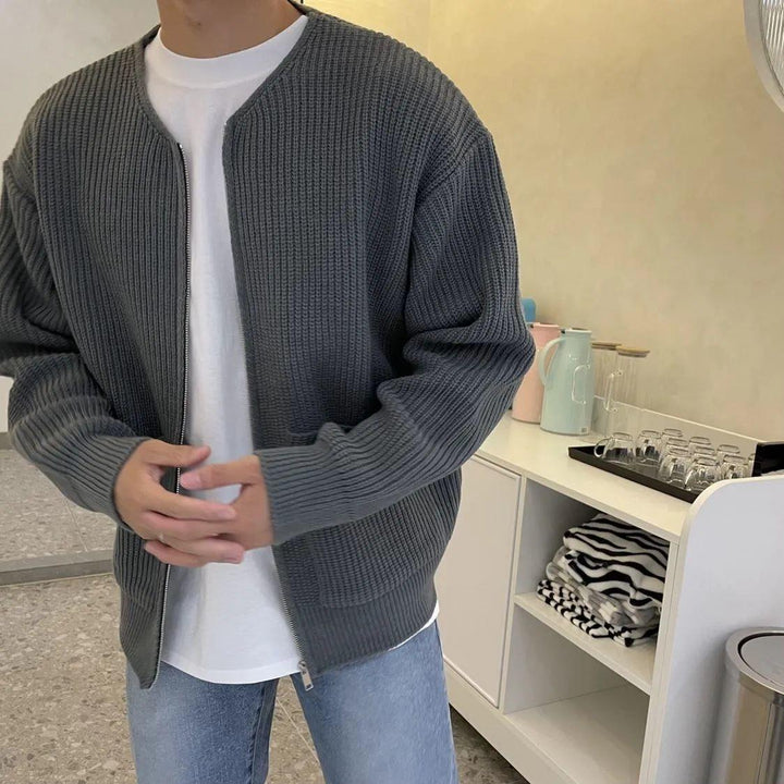 Heren Cardigan met moderne pasvorm – Conner
