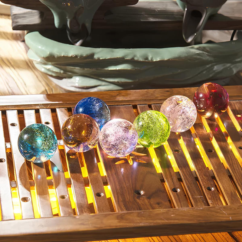Luminous Cosmic Crystals - AstroGlow Orbs