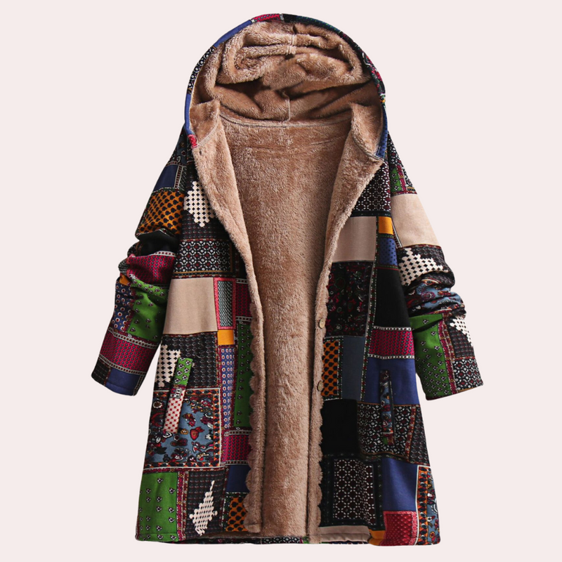 Warm Women's Jacket with Hood - Amara