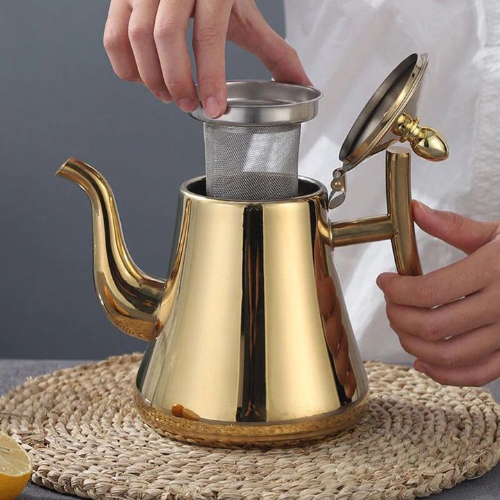 Induction Stainless Steel Kettle with Filter - AquaSteel