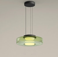 Moderne Glazen Hanglamp in Bauhaus Stijl - AuroraSphere