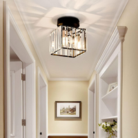 Modern Crystal Ceiling Lamp - CrystalGlow
