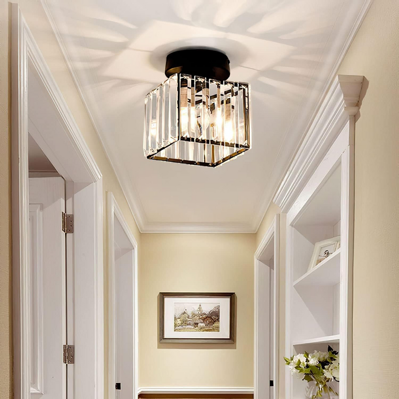 Modern Crystal Ceiling Lamp - CrystalGlow