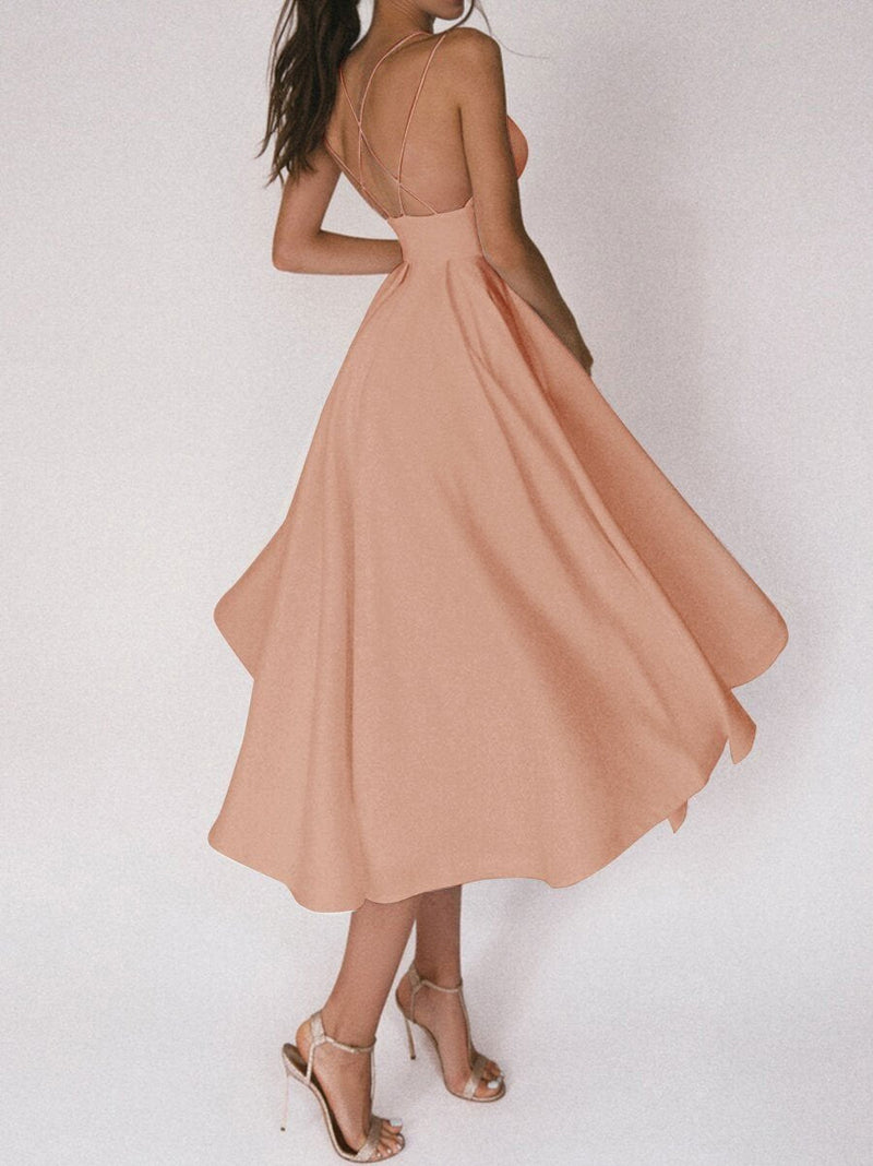 Strappy V-Neck Dress - Noa