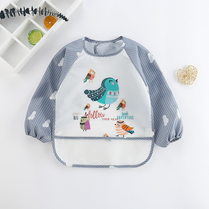 Waterproof Baby Bib with Sleeves