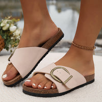 Comfortable Slippers with Buckle Strap – Fenna