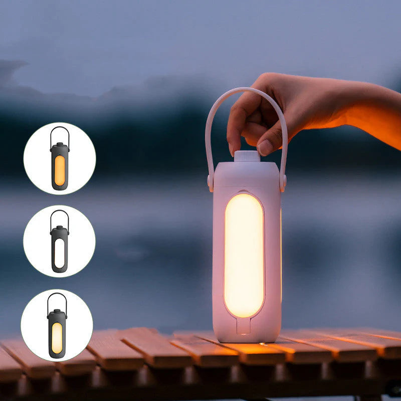 Wszechstronna przenośna lampa kempingowa - LumiCamp