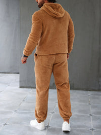 Fuzzy Fleece Two-Piece Outfit Set - Logan