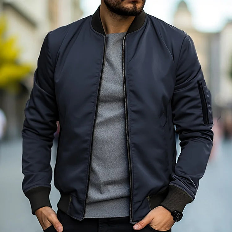 Men's Bomber Jacket with Arm Pocket – Jaron