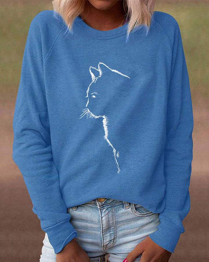 Bluza z nadrukiem kotów - Łapki