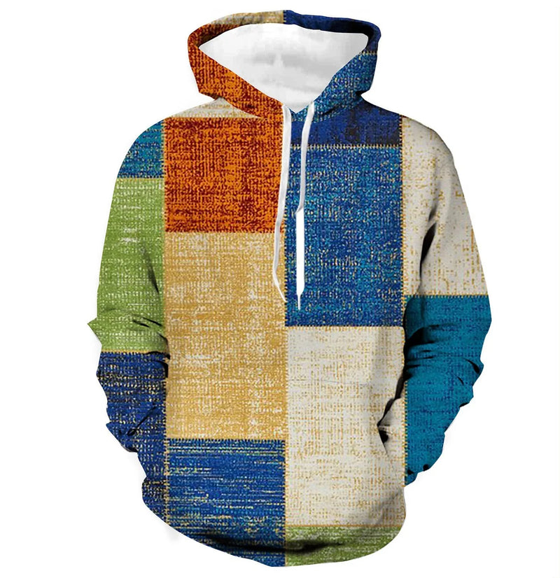 Sammy Jackson™ 3D Kraciasta Bluza z Kapturem | Urban Vibes oversize sweter