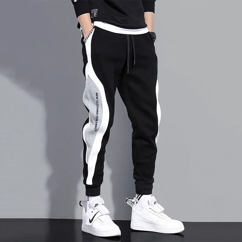 Sammy Jackson™ Casual Jogging Pants | Sport Elastic Patchwork