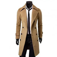Sammy Jackson™ Britse Trenchcoat| Winddichte jas met dubbele rij knopen
