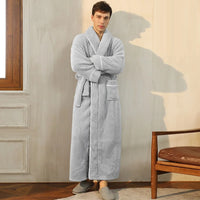 Sammy Jackson™ WinterWrap Badjas | Pluizige badjas met omslagkraag