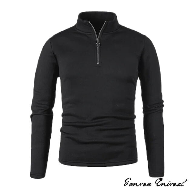Sweter Sammy Jackson™ z zamkiem | Grubszy sweter z półzamkiem