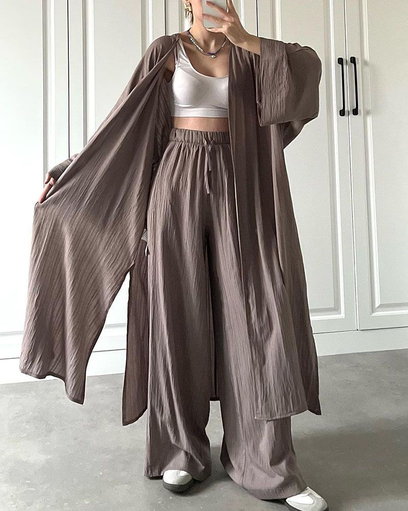 Casual two-piece set for women with jacket and pants - Thalia