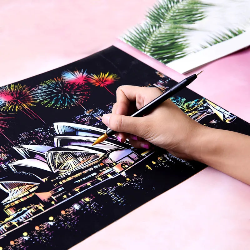 5D Scratch Art Board – ColorPeek