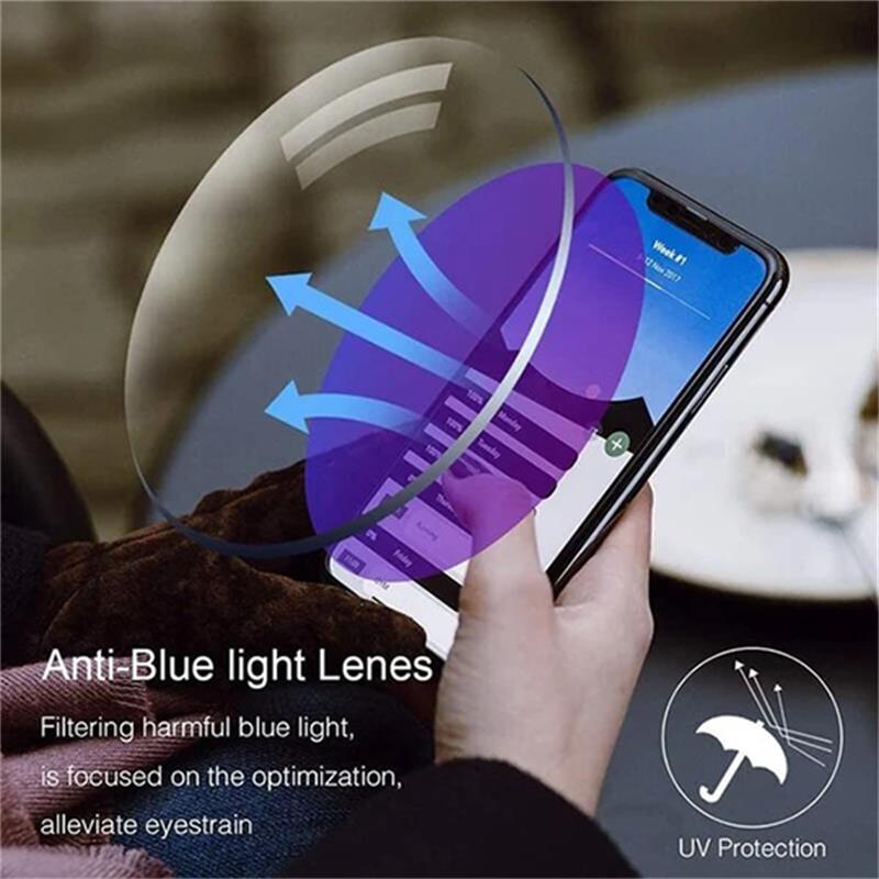 Glasses with Blue Light Filter and Multifocal Strength - VisionGuard