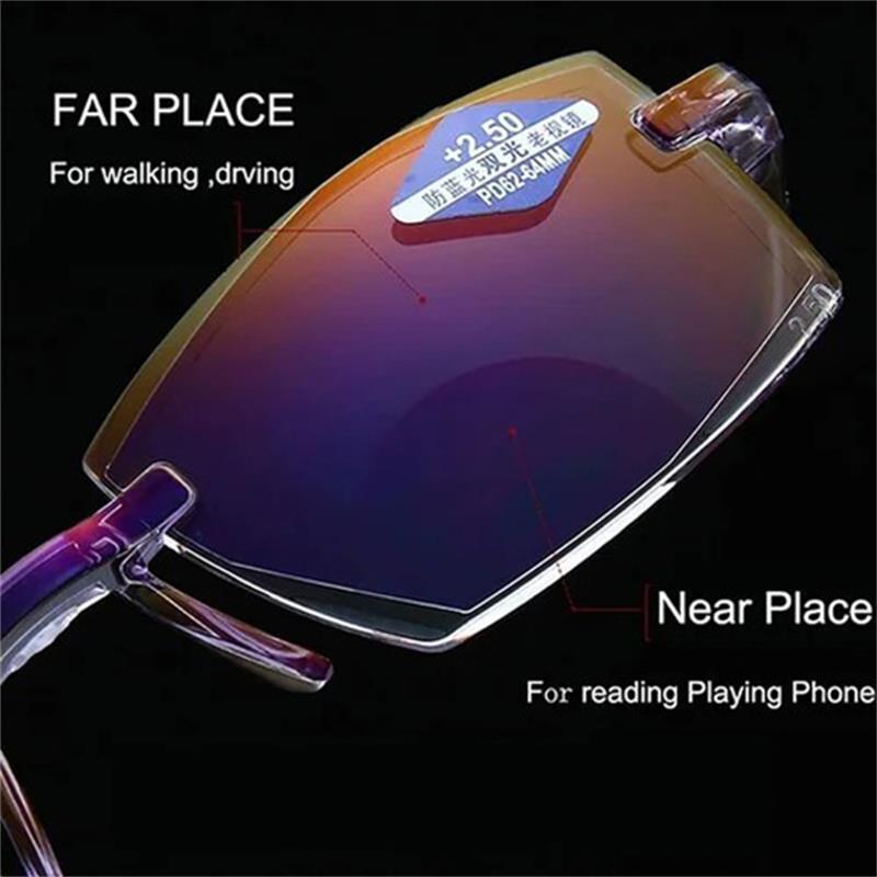 Glasses with Blue Light Filter and Multifocal Strength - VisionGuard